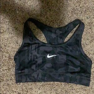 Nike dri fit sports bra.